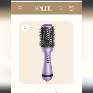 Soleil brand new professional blowout brush in . Lavendar.